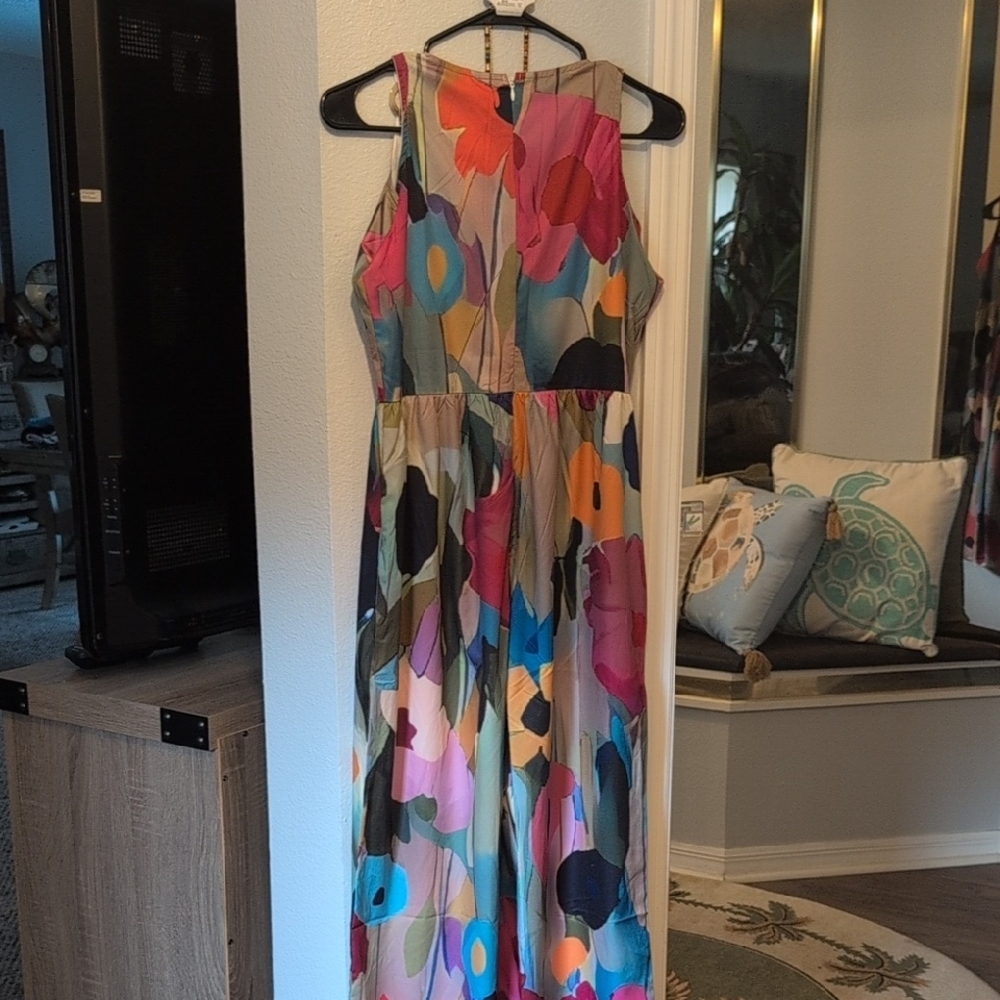 Colorful Abstract Jumpsuit - Picture 4 of 4